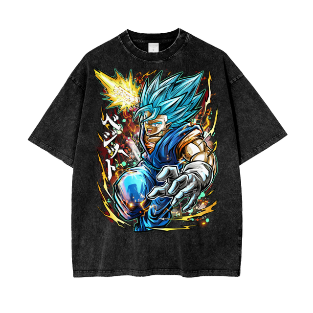 VEGITO BLUE T-SHIRT anime streetwear by Limit Breakers Gear