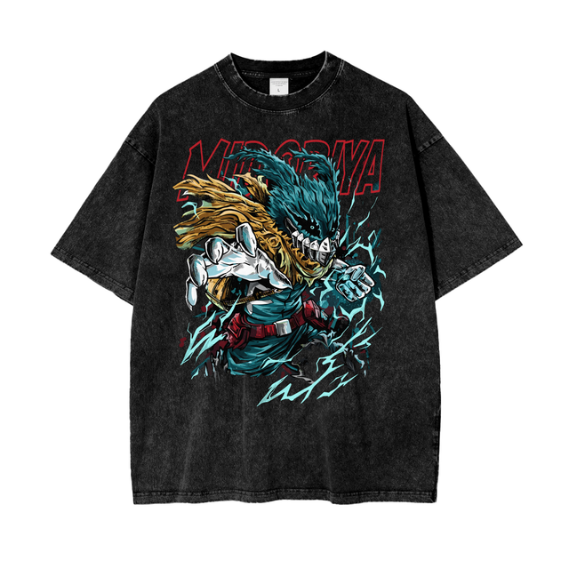 DEKU “ONE FOR ALL” T-SHIRT anime streetwear by Limit Breakers Gear