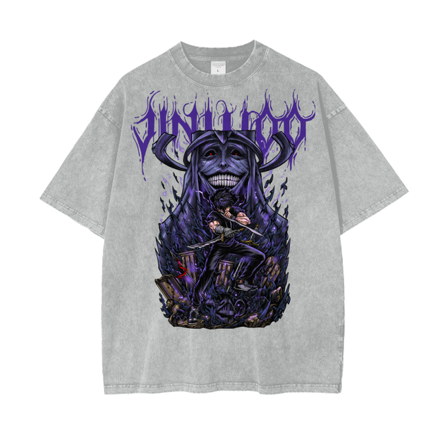 JINWOO “REAWAKEN” T-SHIRT anime streetwear by Limit Breakers Gear